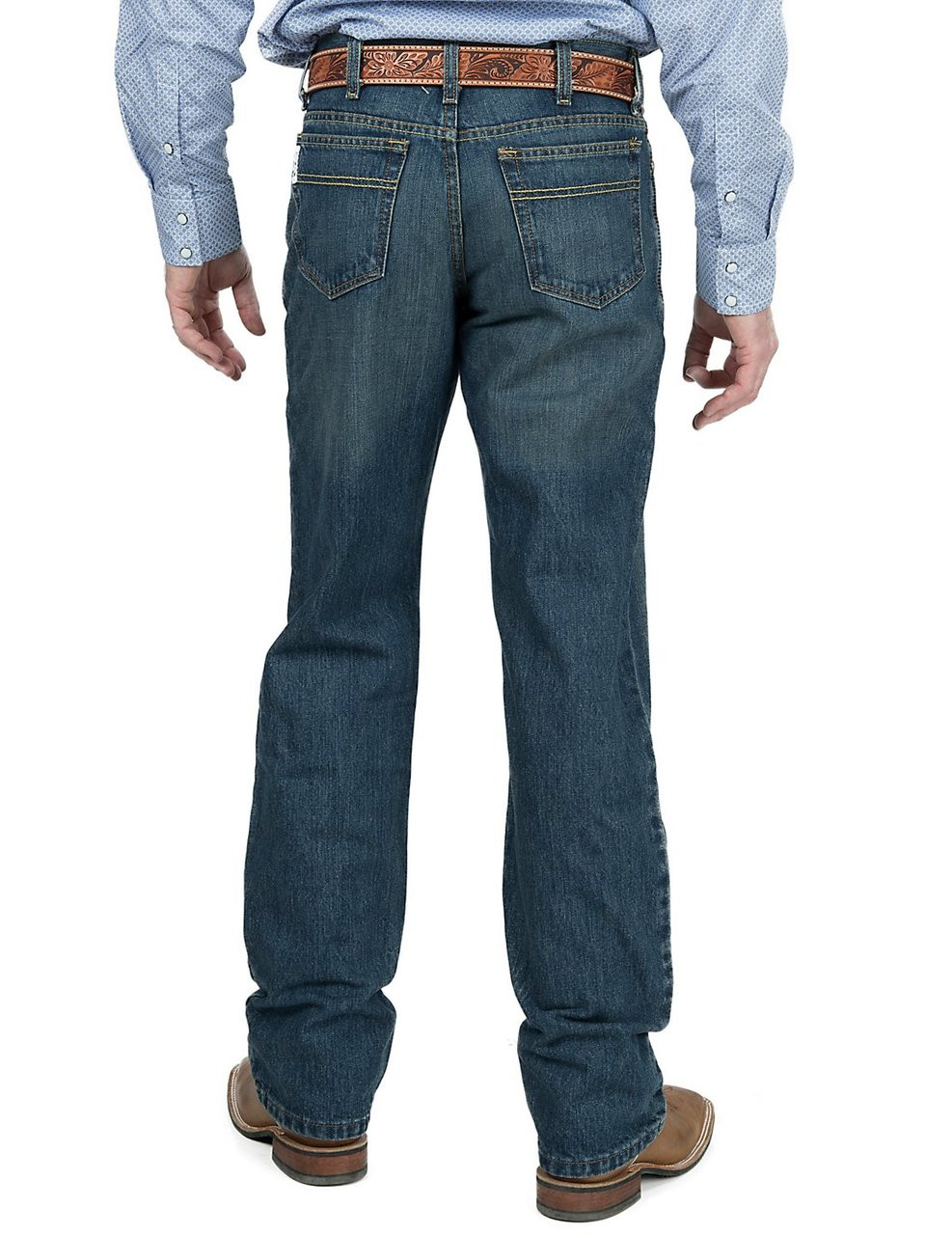 Cinch White Label Dark Stonewash Relaxed Fit Jeans - MB92834013