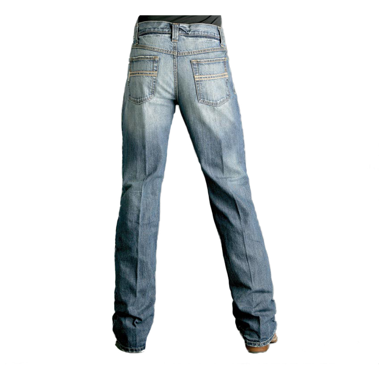 men's relaxed fit boot cut jeans