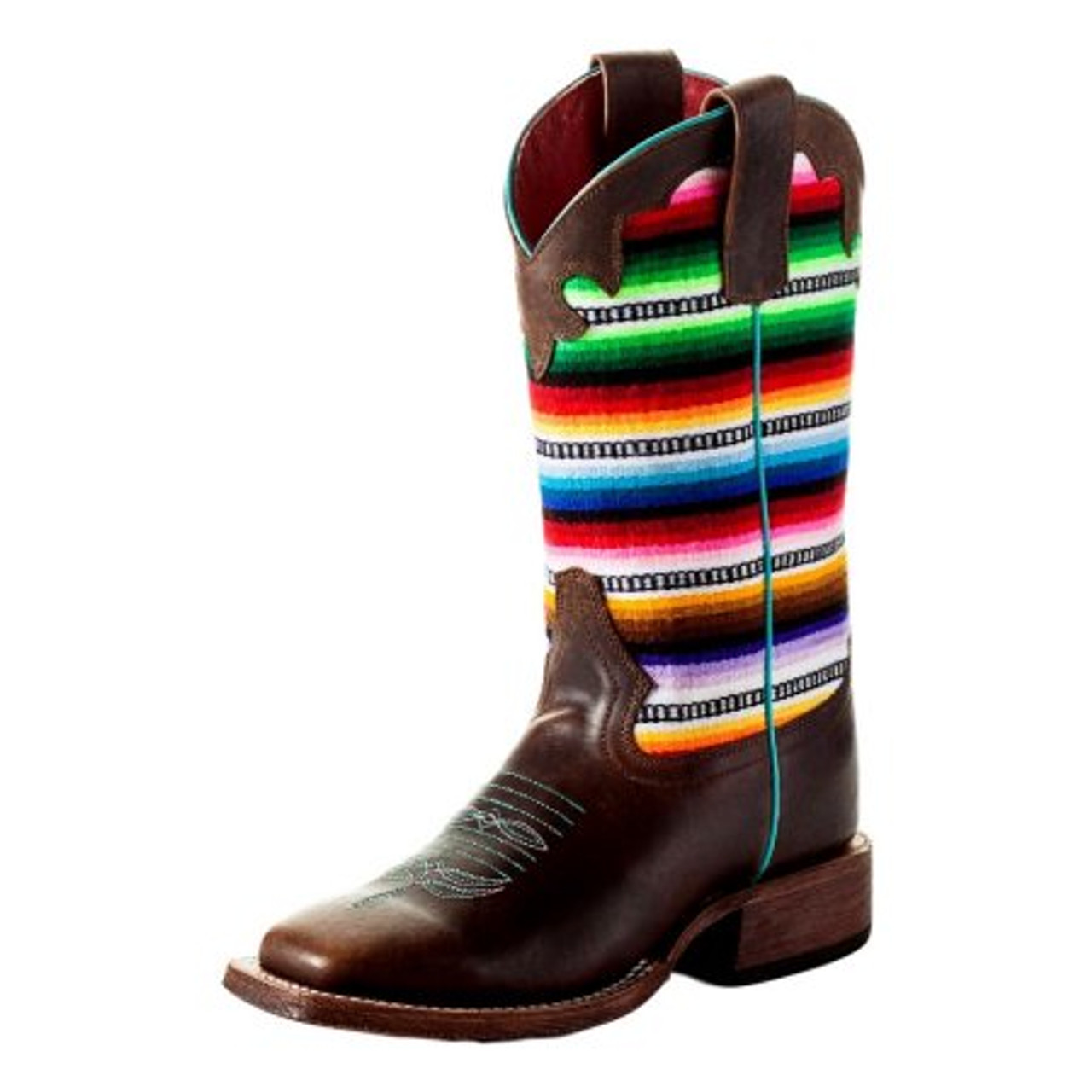 serape cowboy boots