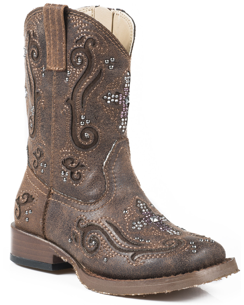 leather bottom cowboy boots