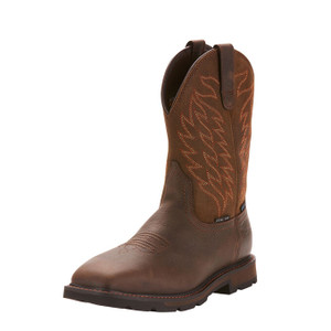 Ariat Men's Groundbreaker Wide Square Toe Waterproof Steel Toe Work Boot - 10024992 Ariat Men's Groundbreaker Wide Square Toe Waterproof Steel Toe Work Boot - 10024992
