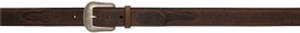 3D 1 1/2" Brown Men's Western Basic Belt - 1022