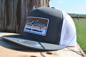 Pearl Snap Clothing Co® Chocolate Trucker Cap – Gray - 35021