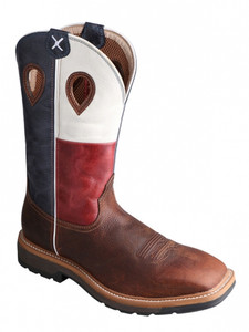Men's Twisted X Cognac Glazed Pebble 