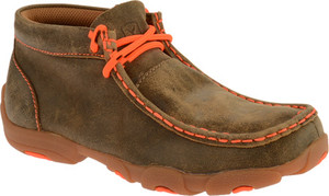 Twisted X Youth Driving Moc Orange - YDM0006 Twisted X Youth Driving Moc Orange - YDM0006