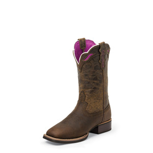 WOMEN'S DARK BROWN WAXY SILVER COLLECTION BOOTS - SVL2010 WOMEN'S DARK BROWN WAXY SILVER COLLECTION BOOTS - SVL2010