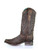 Corral Brown Grey Inlay Embroidery and Studs Square Toe Boots - E1512 Corral Brown Grey Inlay Embroidery and Studs Square Toe Boots - E1512