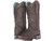Corral Brown Grey Inlay Embroidery and Studs Square Toe Boots - E1512 Corral Brown Grey Inlay Embroidery and Studs Square Toe Boots - E1512