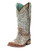 Corral Mint Glitter Inlay and Studs Square Toe Boots - C3402 Corral Mint Glitter Inlay and Studs Square Toe Boots - C3402