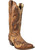 Corral Women's Brown Black Overlay & Studs Boots - G1403