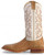 Justin Men's AQHA Full Quill Ostrich Cowboy Boots - Square Toe - 8572