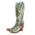 Corral Ladies Tan & Turquoise Cord Stitch Boots- C2990