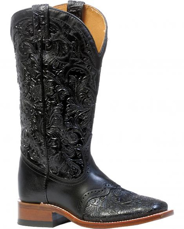 BOULET HAND TOOLED RANGER COWGIRL BOOTS - 1062