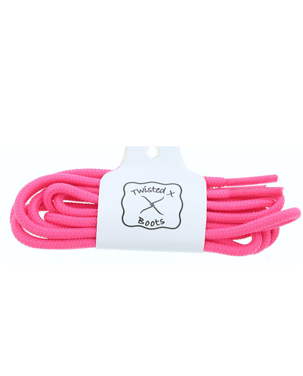 Twisted X Ladies Hot Pink Shoe Laces - TX