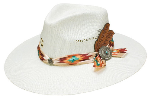 Charlie 1 Horse® Ladies' Navajo Straw Hat - CSNVJO - Leon River Charlie 1 Horse® Ladies' Navajo Straw Hat - CSNVJO - Leon River