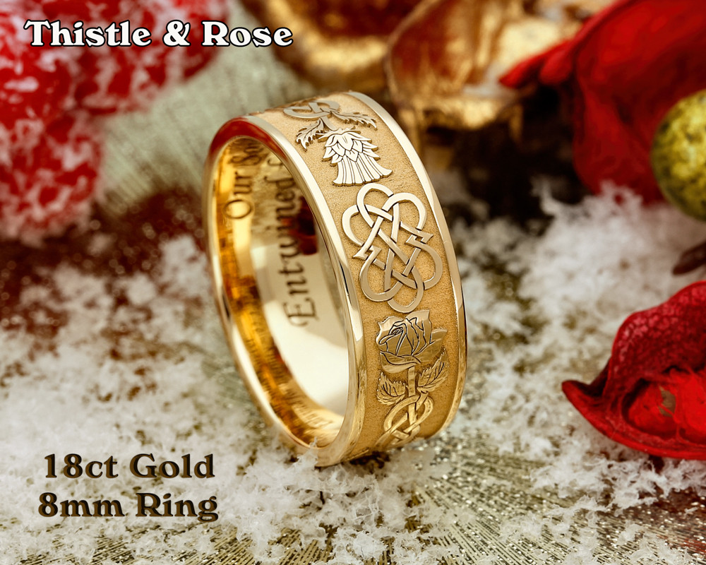 gold engraved rings for women