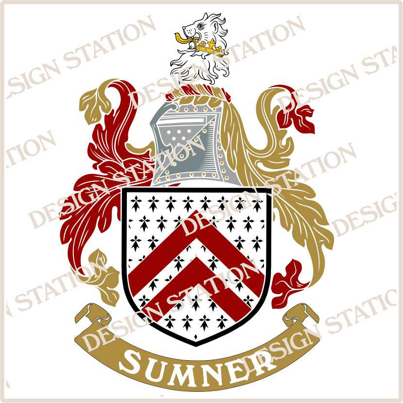 Sumner Family Crest Digital Download - My Personal Jewellery