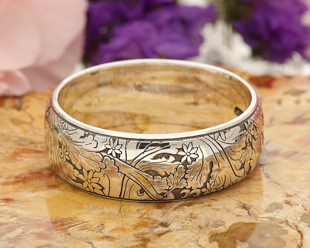 Leaf | Flower Silver or Gold Ring 