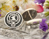 Fraser of Lovat Clan Cufflinks negative oxidised