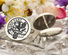 Clan Leslie Engraved Cufflinks