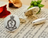 RAMC Royal Army Medical Corps Silver Cufflinks