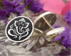 Ganesh Indian Elephant God Engraved Cufflinks