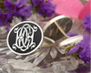 CD DC Victorian Monogram Cufflinks D2