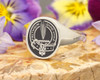 Auchinleck Scottish Clan Signet Ring handmade to order