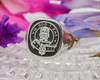 Menzies Scottish Clan Signet Ring HS3 Silver