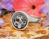 Straiton Scottish Clan Signet Ring engraved to order