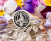 Clelland Scottish Clan Signet Ring (facing left) Motto 'FOR SPORT'