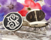 BS SB Victorian Monogram Cufflinks D3