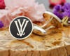 VY YV Victorian Monogram Cufflinks in Silver or 9ct Gold D2
