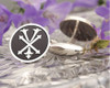 XY YX Victorian Monogram Cufflinks available in silver or 9ct gold D1