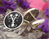 Y Y Victorian Monogram Cufflinks in silver or gold D1