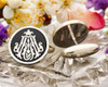 AH HA Victorian Monogram Cufflinks available in silver or 9ct gold D6