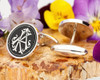 AK KA Victorian Monogram Cufflinks silver or gold D1