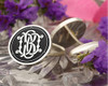 BD DB Victorian Monogram Silver or Gold Cufflinks D2