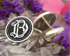 BD DB Victorian Monogram Silver or Gold Cufflinks D3
