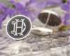 DH HD Victorian Monogram Cufflinks Silver or Gold D1