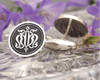 DH HD Victorian Monogram Cufflinks Silver or Gold D2