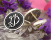 DJ JD Victorian Monogram Cufflinks Silver or 9ct Gold D3