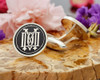 DM MD Victorian Monogram Cuffinks Silver or Gold D5