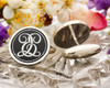 EL LE Victorian Monogram Cufflinks D4