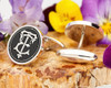 ET TE Victorian Monogram Cufflinks D2