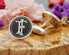 FI IF Victorian Monogram Cufflinks D2