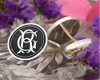 GR RG Cypher Monogram Cufflinks, Signet Rings, Pendants D4