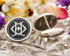 HQ QH Victorian Monogram Cufflinks Signet Ring Pendant D2