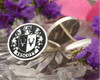 Arscott Family Crest Silver or Gold Cufflinks