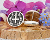 Johnson Family Crest Cufflinks in Silver or 9ct Gold